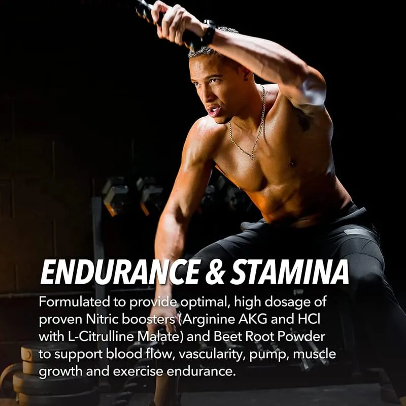 L-Arginine Supplement - for Energy Strength and Endurance Support During Exercise | Muscle Mass Non-GMO