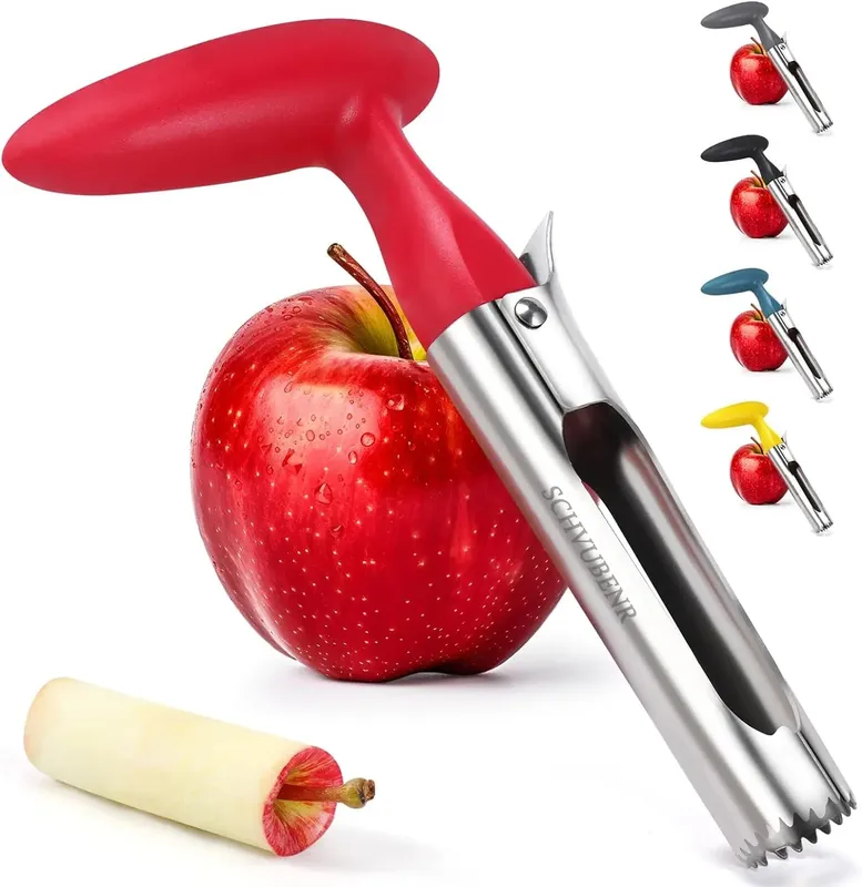 1PC Premium Stainless Steel Kitchen Apple Corer Tool Ultra Sharp Easy to Use & Clean Durable Fruit Corer Remover