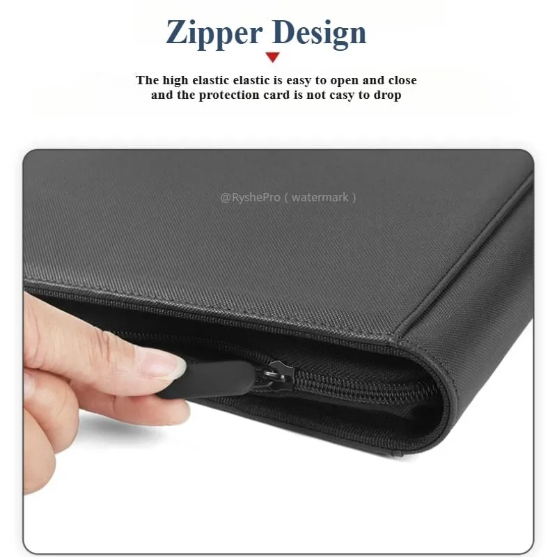 Toploader Binder Holds 252+ Top Loaders 9 Pocket Top Loader Binders for 3" X 4" Rigid Card Holders for MTG TCG Sport Cards