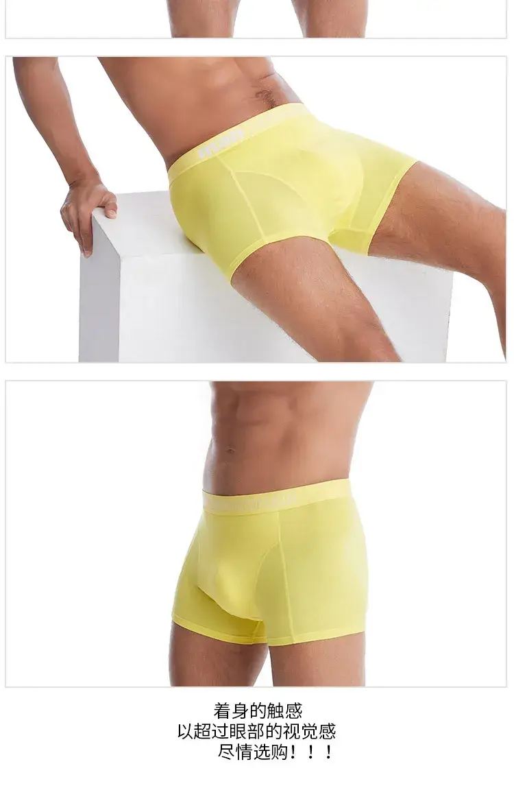 Ropa interior de bambú de talla grande 5xl 6xl 7xl, Boxers para hombre, bragas sexis, calzoncillos Boxer de fibra de bambú de verano, calzoncillos de tiro medio, Cuecas