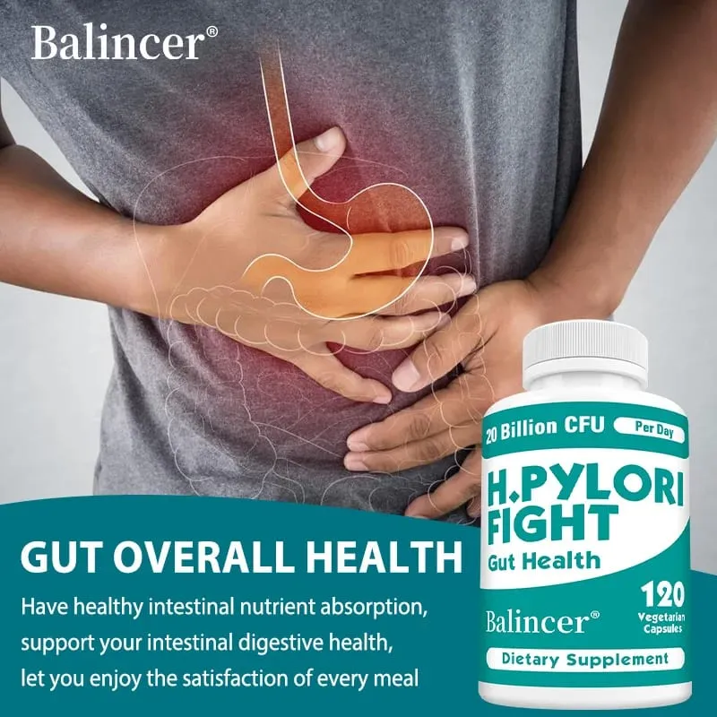 H. Pylori Defense Probiotics 20 Billion CFU - Lactobacillus Reuteri Support Intestinal Balance Digestive System Non-GMO