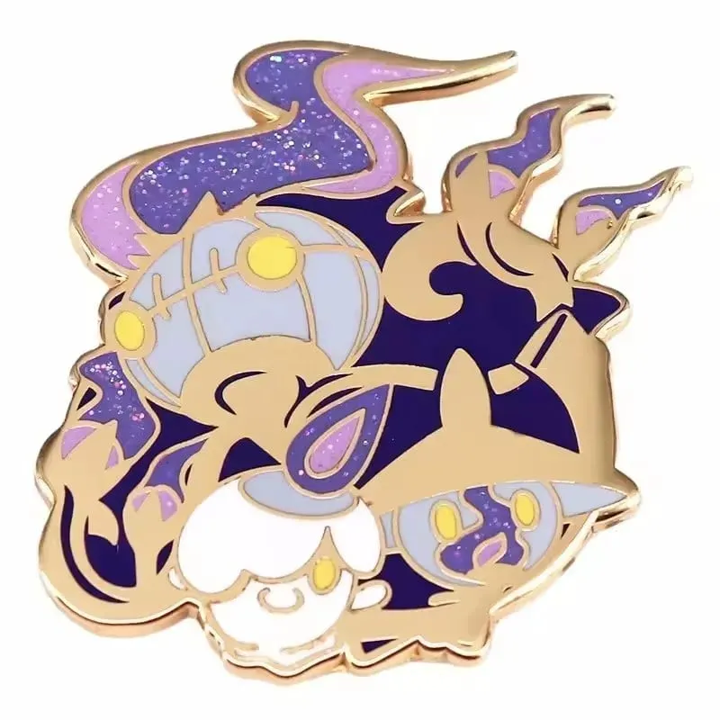 Pokemon Enamel Pin Gengar And Pikachu Lapel Pins for Backpacks Bread Badges Medal Brooch for Clothes Jewelry Gifts for Friends — image 20