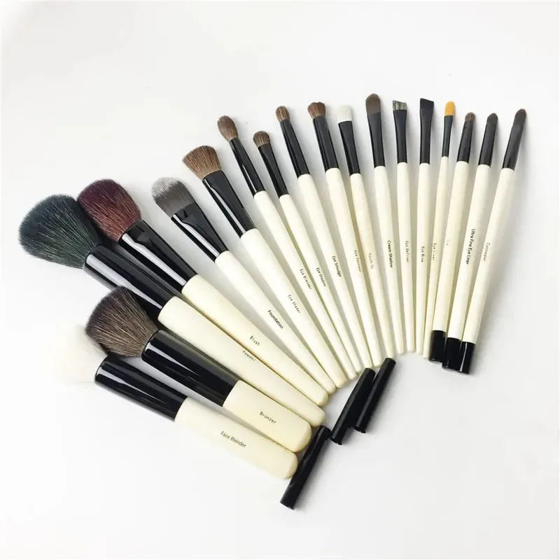 18-Brushes The Complete Makeup Brush set Quality Wooden Handle Cosmetic Brush kit Beauty Wood Makeup Brushes