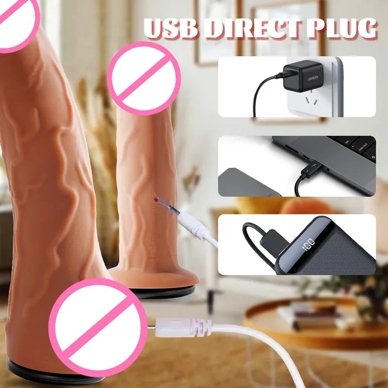 Strap On Realistisk Dildo Vibrator Dubbla Huvuden Vibrerande Teleskopiska Dildos Strapon Bälte Trosor Sexleksaker För Kvinna Lesbisk Gay