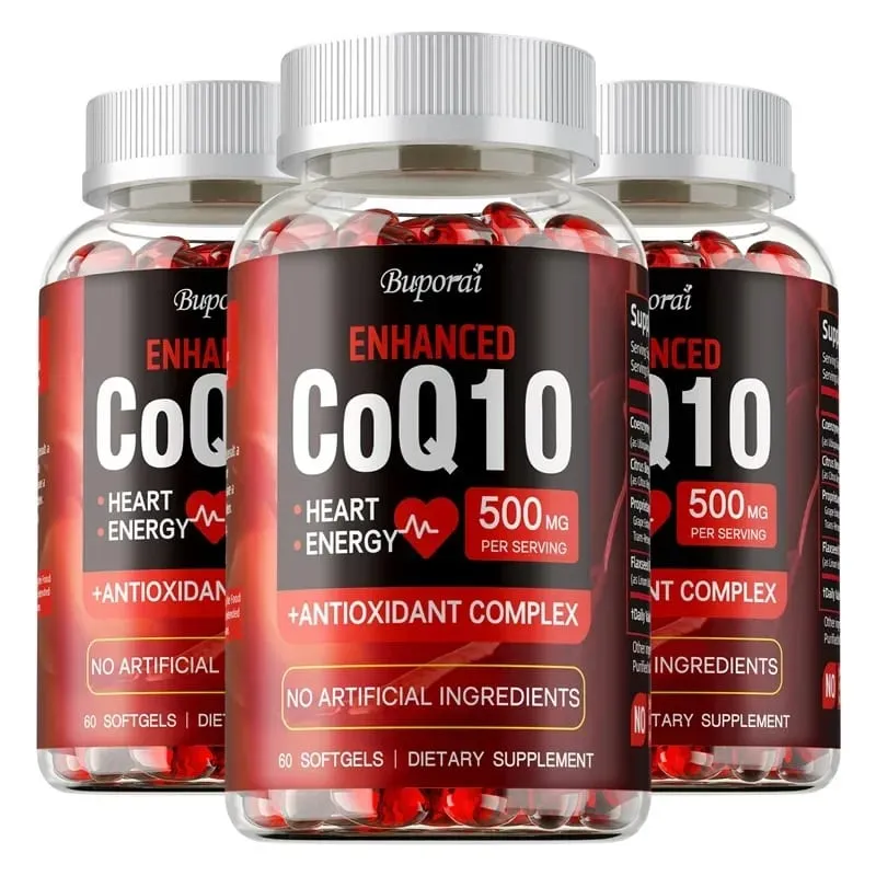 CoQ10 Supplement - Promotes Cardiovascular and Heart Health Antioxidant Provides Energy for Overall Health