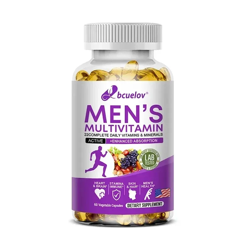 Men's Daily Multivitamin - 22 Vitamins & Minerals Dietary Supplement for Immunity Energy Digestion Skin and Overall Health