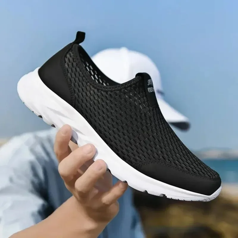 2026 Nya Skor Herr Loafers Lätt Promenad Andas Sommar Bekväma Fritidsskor Herr Sneakers Zapatillas Hombre Plus