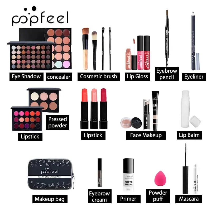 Professional Makeup Set Full Makeup Kit Eye Shadow Blush Foundation Face Powder Makeup Case Korean Cosmetic Christmas Gifts — image 7