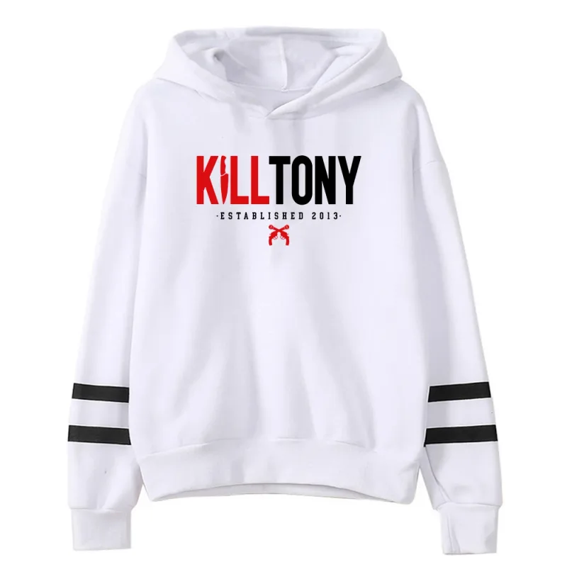 Kill Tony Merch Sudadera con capucha Unisex sin bolsillo barras paralelas manga ropa de calle mujeres hombres Sudadera con capucha ropa divertida