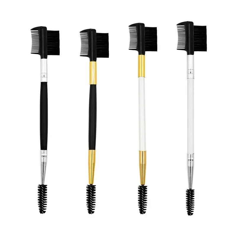 1PC Double Ended Eyebrow Comb Brush Beauty Makeup Brushes Eyelash Applicator Professional Make Up Tool — image 1