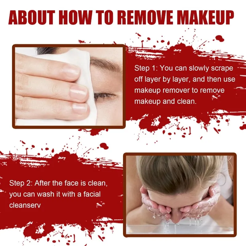 Halloween Face Painting Set Makeup Bag Special Effects Halloween Horror Cosplay Skin Wax Plasma Scar Painting Makeup Tools
