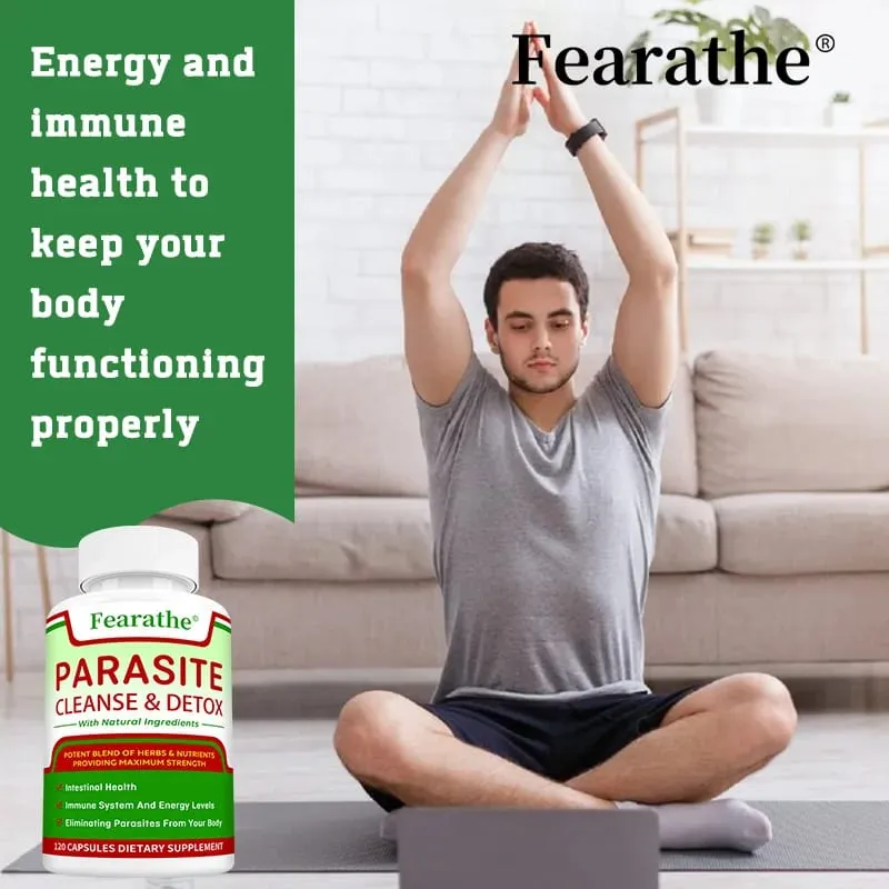 Parasite Cleanse - Bowel Cleansing Supplement Digestive Health Immune Health Parasite Removal Natural Gut Health
