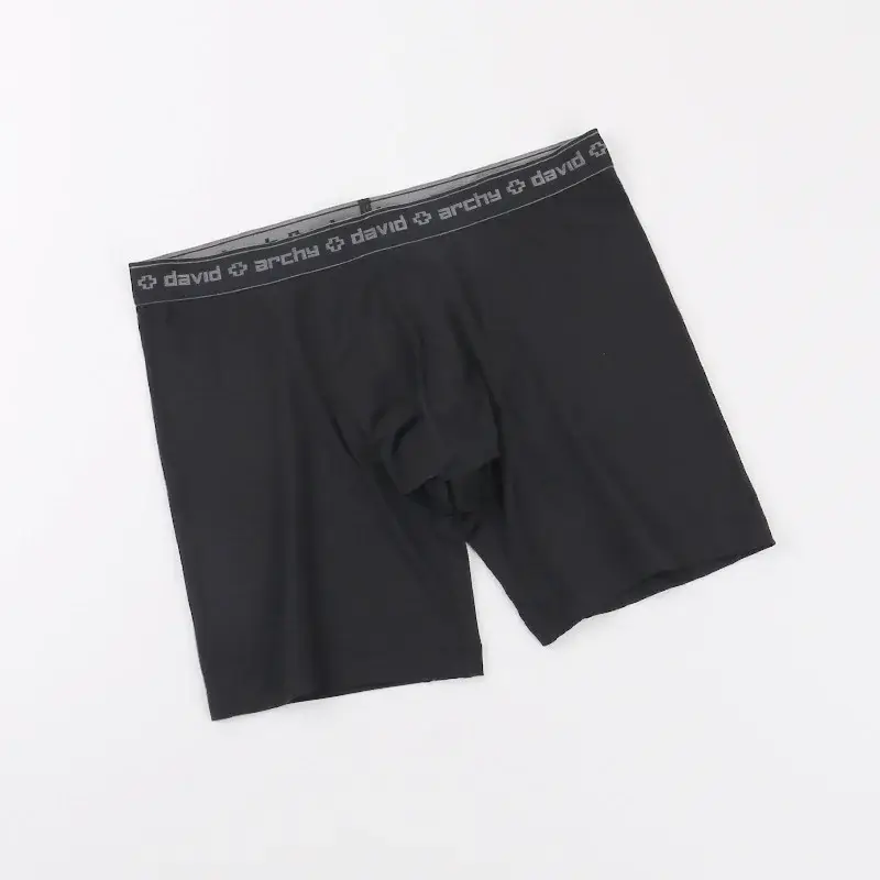 David Archy 3 Pack Mens ชุดชั้นในกางเกงบ็อกเซอร์ Basic MicroModal Soft Breathable Mens Dual Pouch Boxers Quick Dry กีฬาฟิตเนส
