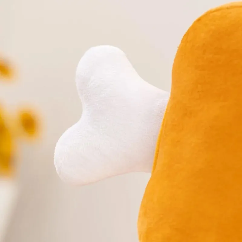 40cm Bone-In Meat Plush Bone Pillow Funny Meat Desk Nap Pillow Stuffed Soft Doll For Sleeping Sofa Cushion Room Decor
