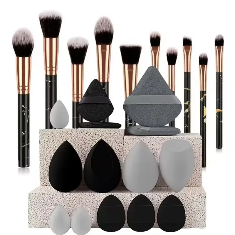 Makeup Brushes Set Premium Synthetic Kabuki Brushes Foundation Concealer Powder Blush Blending Face Eyeshadow Cosmetic Brushes S — image 25