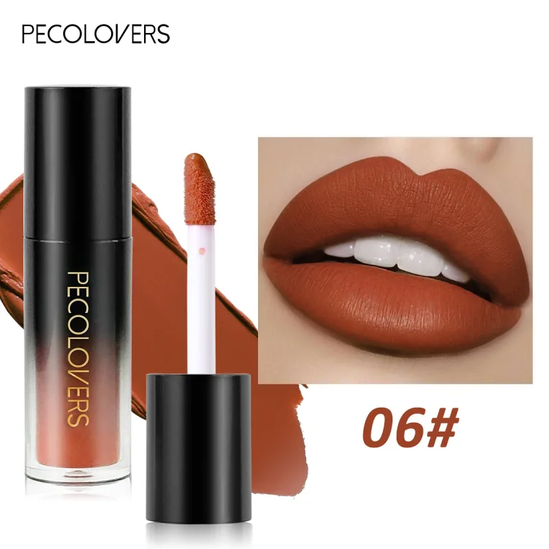 Multiple Colors Matte Velvet Lip Gloss Waterproof Long-lasting Non-stick Cup smooth Lipstick To Apply High Color Rendering