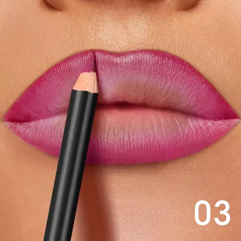 6-Color Waterproof Matte Lip Liner - Long-Lasting Non-Transfer Formula Matte Finish 6 Versatile Shades