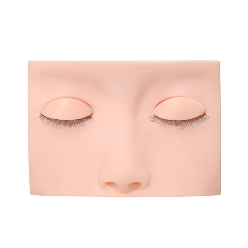 Mannequin Head For Eyelash Extension Training Kit With Removable Eyelids Silicone Cosmetic Model Heads Makeup Tools Gel Material — image 23