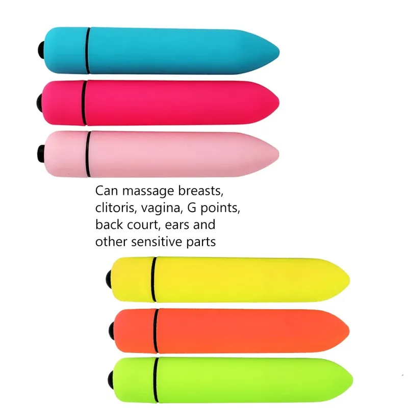10 מהירויות מיני כדור ויברטור רטט G Spot דגדגן ממריץ אנאלי נרתיק לעיסוי משחקי מבוגרים AV Stick צעצועי מין לנשים