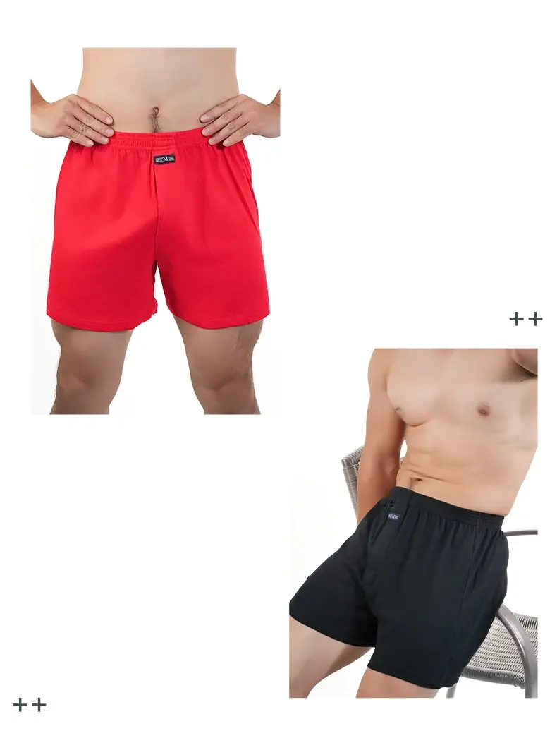 1PC duże kalesony jednolite spodnie od piżamy w domu Plus Size bokserki krótkie dla mężczyzn wysokiej talii spodnie Allo bawełniane spodnie spodnie do spania — image 8
