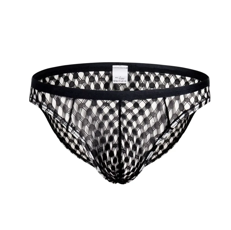 Erkek Tanga Düşük Kesim Dantel İç Giyim See Through — image 3