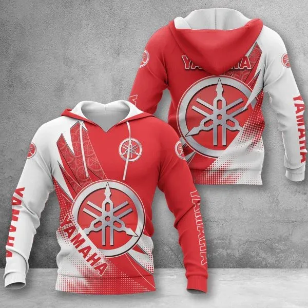 Męska bluza z kapturem i nadrukiem 3D Yamaha Motorcycle Wysokiej jakości bluza w stylu ulicznym Wiatrówka Odzież sportowa
