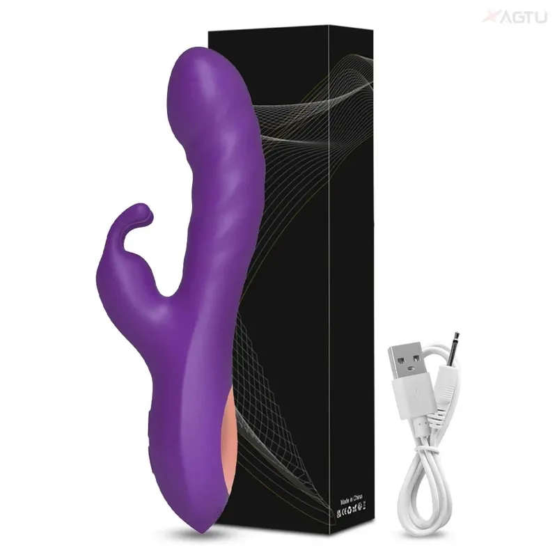 G Spot Rabbit Vibrator for Women Nipple Clitoris Stimulator Powerful Dildo Vagina Massager Adults Masturbator Female Sex Toy