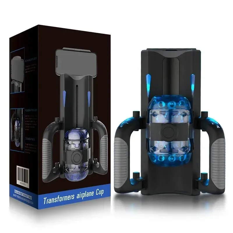 Thrusting High Speed Male Masturbator Machine Automatic Telescopic Vagina Masturbation Cup Sex Toy for Men — image 1