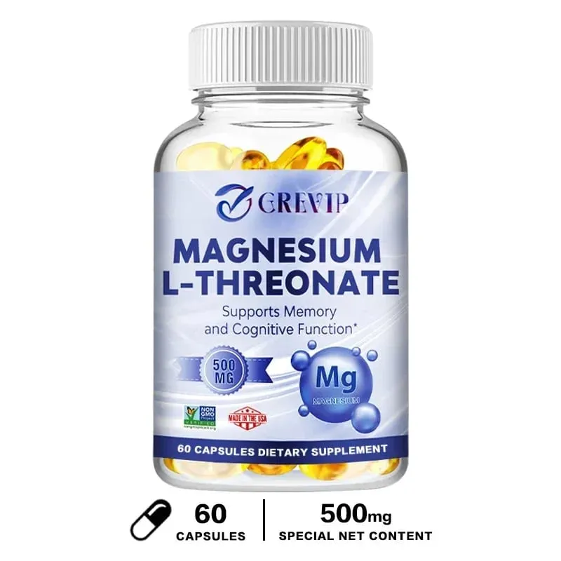 Magnesium L-Threonate - Improve Memory Cognition Stress Relief and Sleep Quality