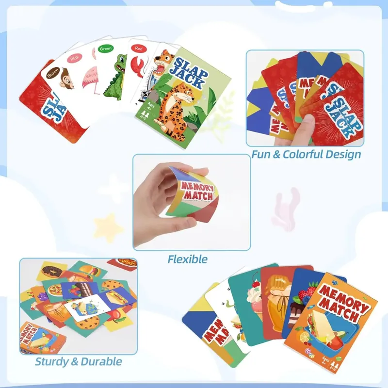 Fun Card Game for Kids Ages 4-8|Classic Interactive Games for Kids Toddlers and Adults Stocking Stuffers Gifts Party Games