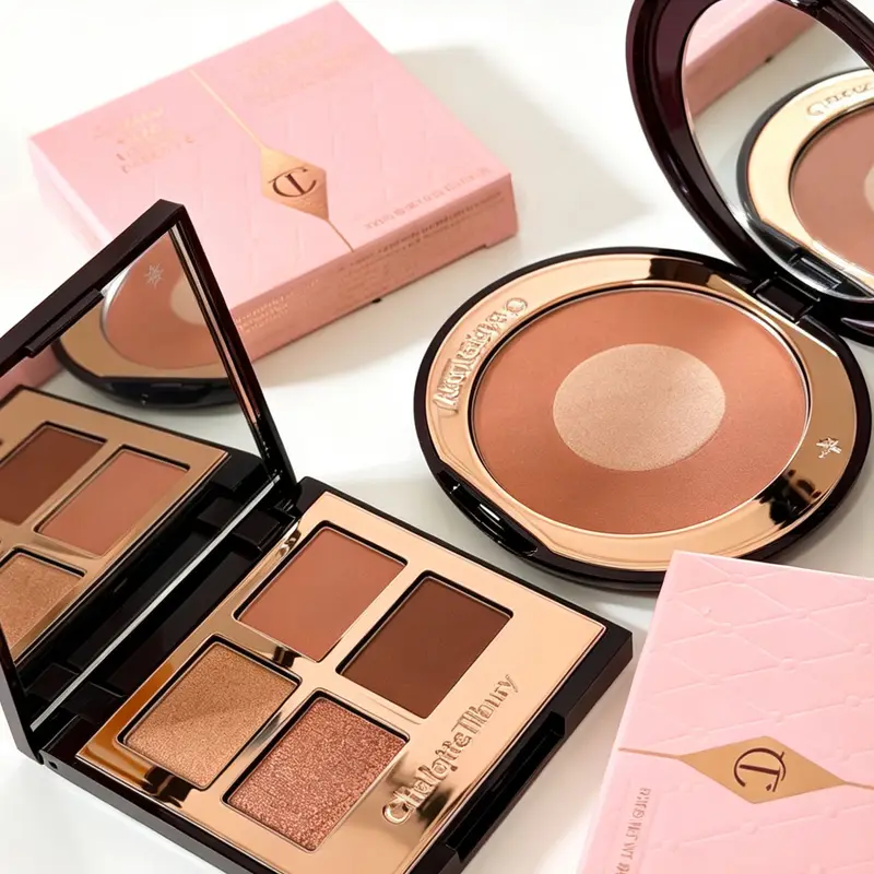 Charlotte Makeup Gift Powder Blusher&eyeshadow Palette Series Cosmetics Easy To Apply Lasting Coloring Natural Concealer Tilbury