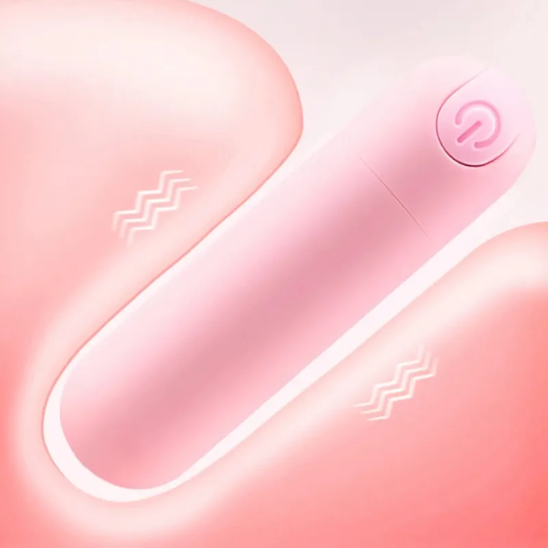 Silicone Bullet Vibrator Female Nipple Clitorals Stimulator Mini Vaginal Anal Massager Fully Waterproof Adult Sex Toys for Women