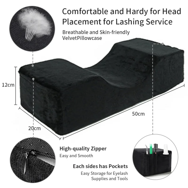 Eyelash Pillow Lash Lifting Extension Supplies Accessories Professional Soft Memory Foam Neck Support Eyelash Extensions Pillow