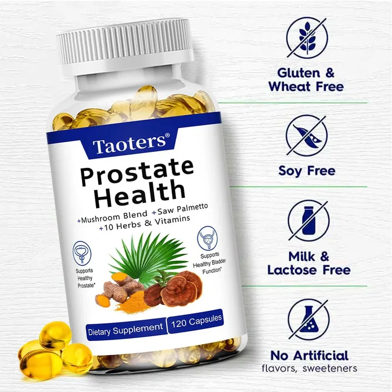 Saw Palmetto Prostate Support - Maintain Urinary Tract Health Reduce Frequent Urination Promote Hair Growth Immune Support