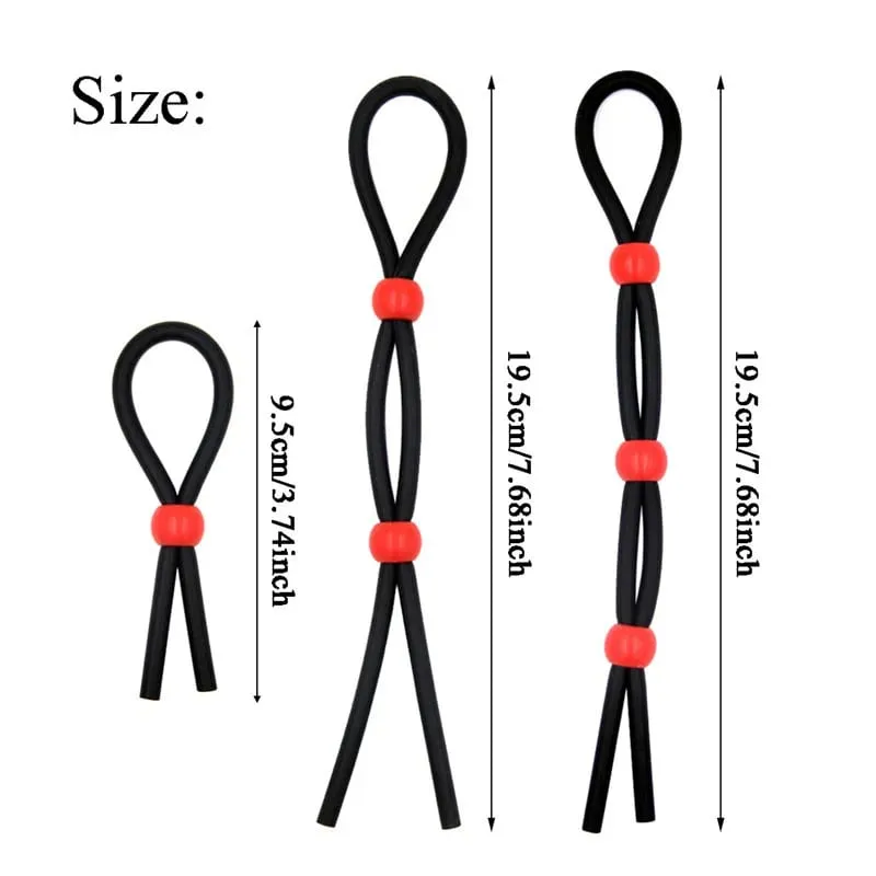 Adjustable Silicone Time Delay Erection Cock Rings Sexy Penis Rings Sex Products Men's Appliances And Adult Products