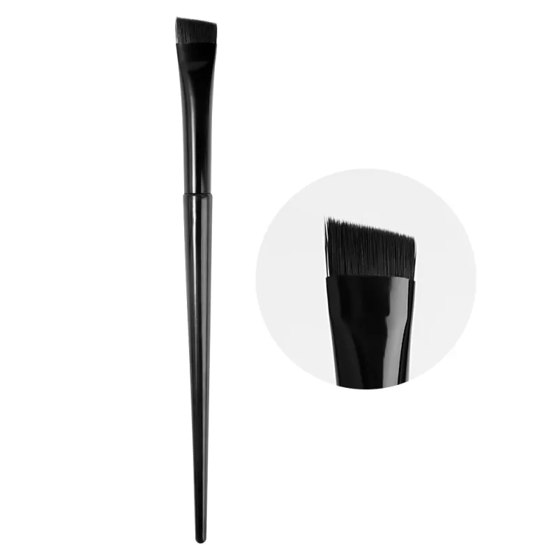 Eyebrow Eyeliner Brush Professional Multi-purpose Silicone Flat Blade Eyeliner Brush Precise Detail Brow Contour Makeup Brushes