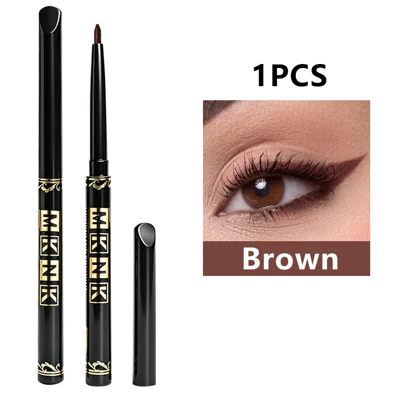 Black Brown Eyeliner Pencils Waterproof Sweatproof & Smudge-Proof with Easy Twist Application Eye Liner Pen for Bold Eye Makeup — image 10