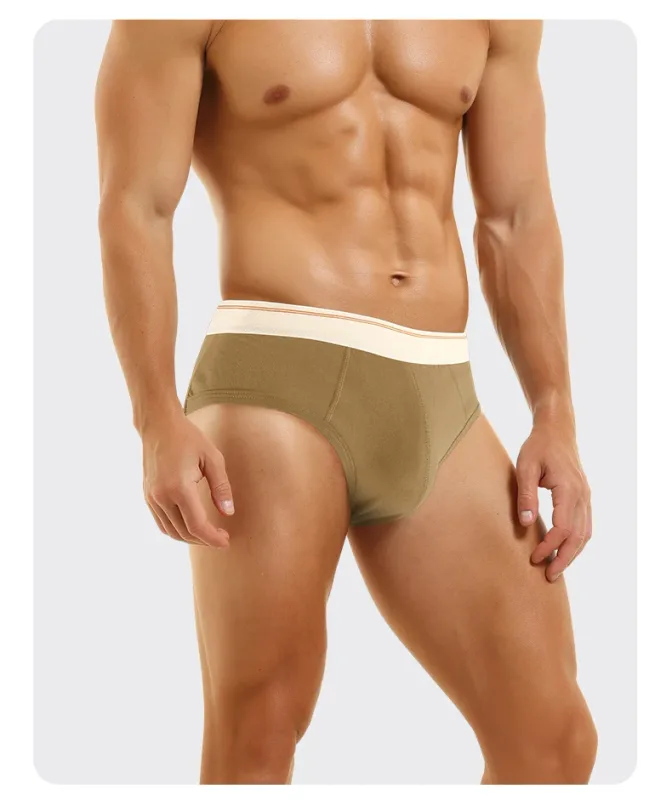 Atmungsaktive und bequeme dreieckige Unterhose für Herren aus reiner Baumwolle, mittelhohe Taille, hautfreundlich und weich, Unterhose für Teenager 3256810188437944 — image 24
