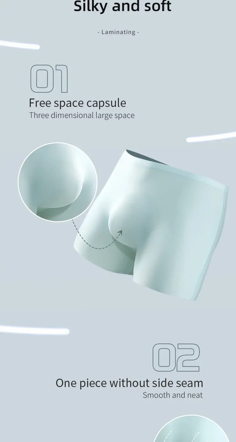 Men's Underwear Men's 3D Stamping Ice Silk Boxers Seamless Thin Boxers Lengthened Sports Summer Short Shorts Head 3256808314323130