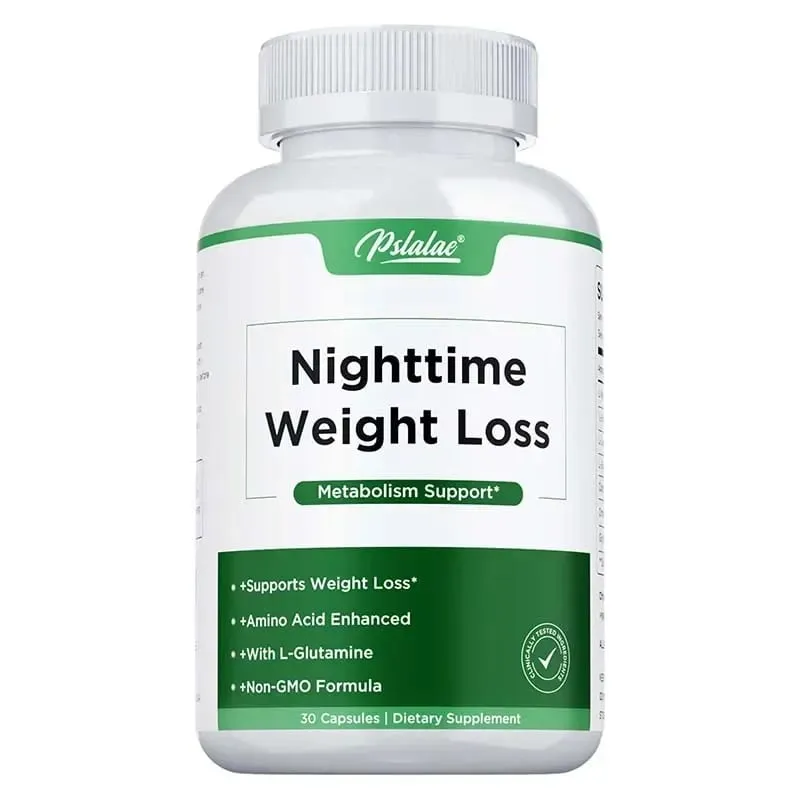 Nighttime Weight Loss Supplements - Appetite Suppressant Burns Fat Improves Digestion Promotes Sleep and Relaxation