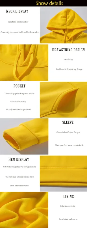 Men's and Women's Warm Sweatshirt Casual Print Streetwear Pullovers Sport Fitness Pocket Hoodies Multi Color Winter Clothes y2k