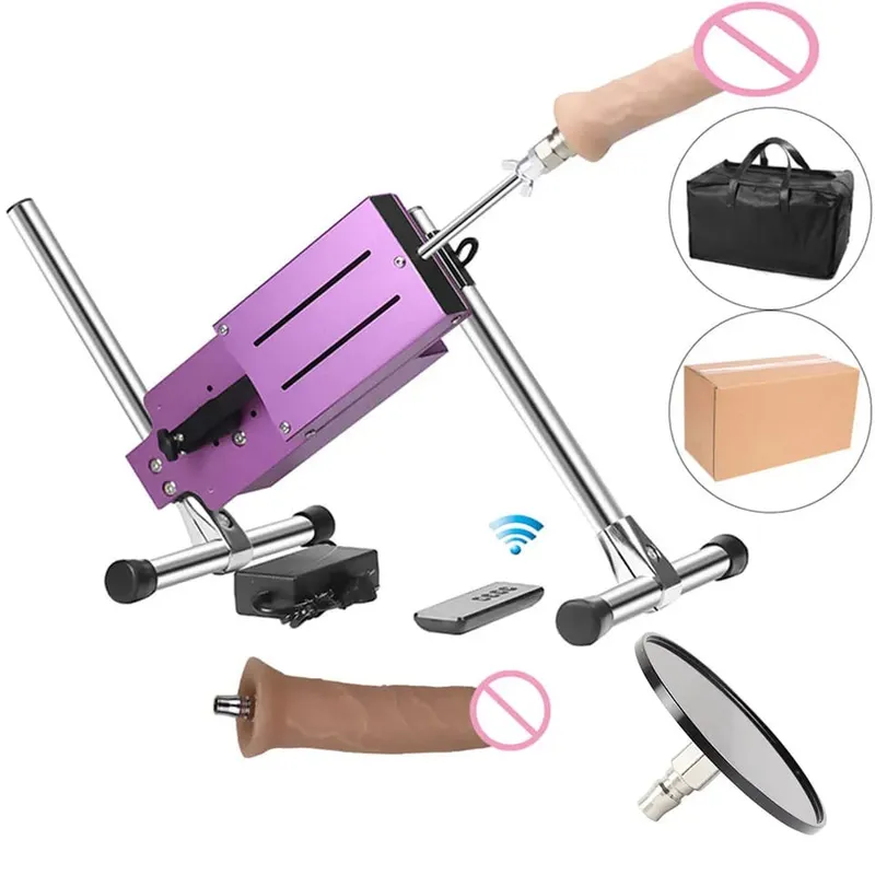 Machine sexuelle améliorée avec télécommande, Super silencieuse, Ultra réglable, Vac U Lock, 30db, 70W, Machine d'amour avec Big D gratuit