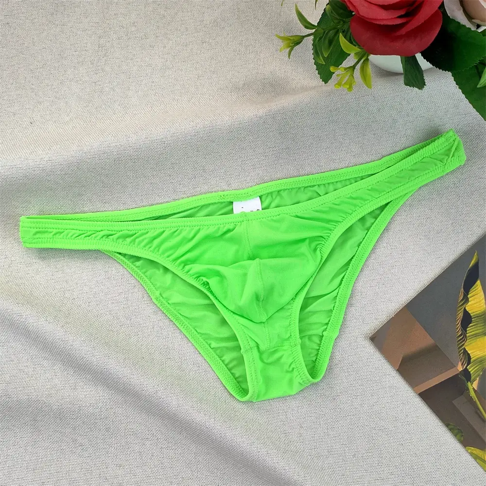Seluar dalam Bikini Ketat Seksi Ketat Seluar Dalam Lutsinar Lelaki Sutera Ais Seluar Dalam Ultra Nipis Bersaiz Besar