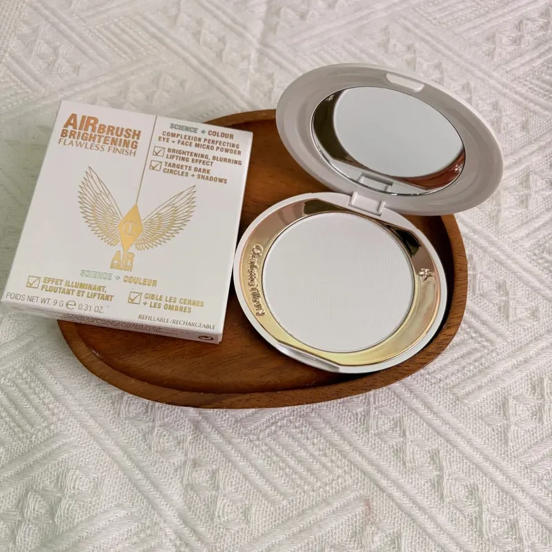 Charlotte Tilbury Lip Gloss High Shine Non Sticky&Airbrush Powder Soft Focus Mattifying&Foundation Lightweight Radiant Makeup