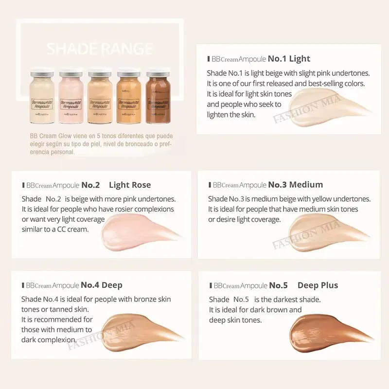Korea 8ml BB Cream Beginner Starter Kit Niacinamide Sunscreen Foundation Cream Face Skin Care