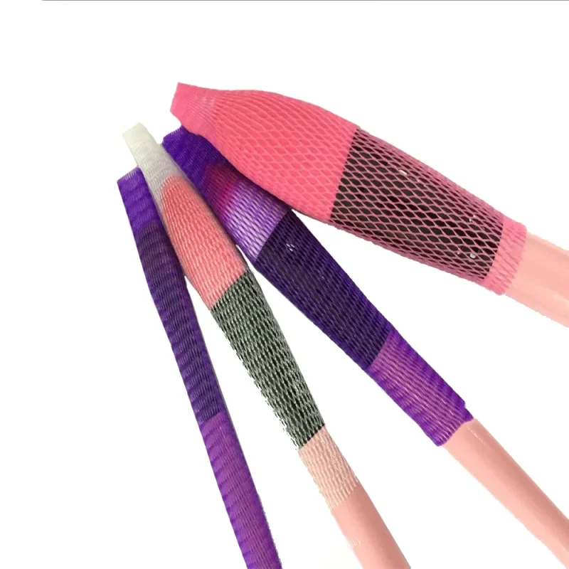 50PCS Makeup Brushes Mesh Protectors Cover Beauty Elastic Mesh Protective Net Makeup Cosmetic Tool Kits Brush Net Pen Cover — image 6