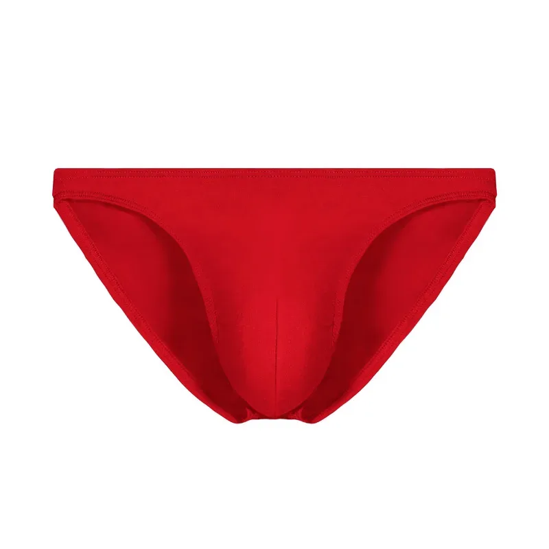 Men's underwear men's small triangle pants U convex Modal thin stretch sexy low waist tight narrow side underpants