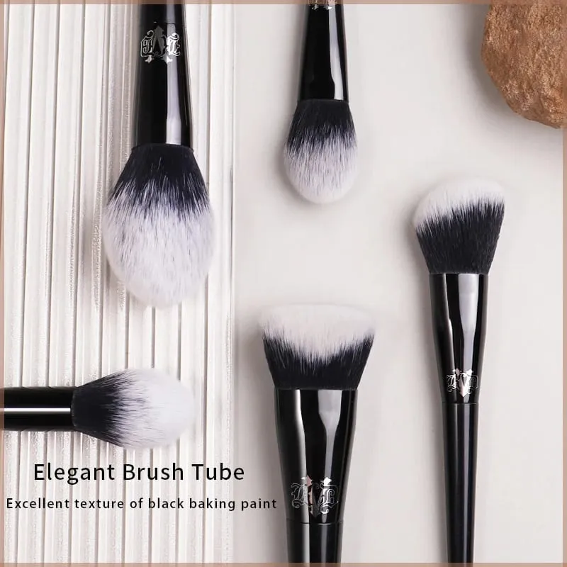 Kat Von D Makeup Brush Set & Kit Foundation Blush Highlight Concealer Powder Sculpting Eyeshadow Brush KVD Brand Makeup Brush — image 4