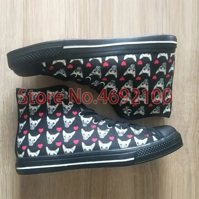 Custom Shoes Customized Plus Size 48 47 Logo Image Men High Low Top Canvas Shoes Sneakers Ladies Unisex Dropshipping — image 4