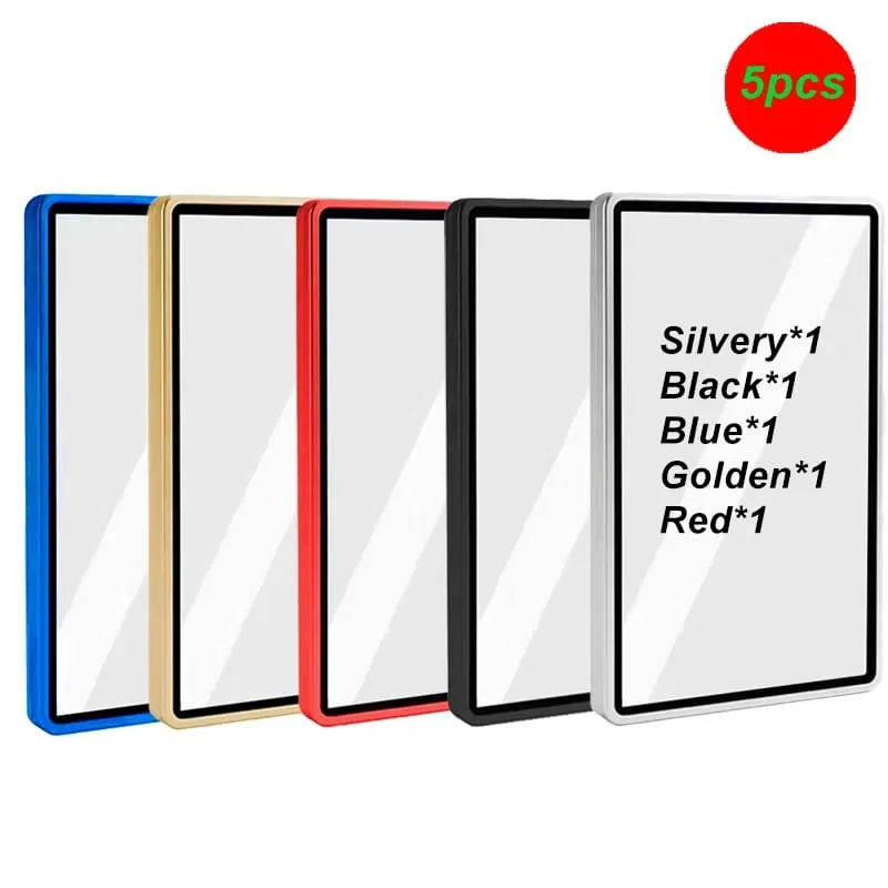 Multicolor Aluminum Alloy Graded Card Protect Cases For PSA CGC BGS Graded Cards Scratch Resistant Trading Card Holder